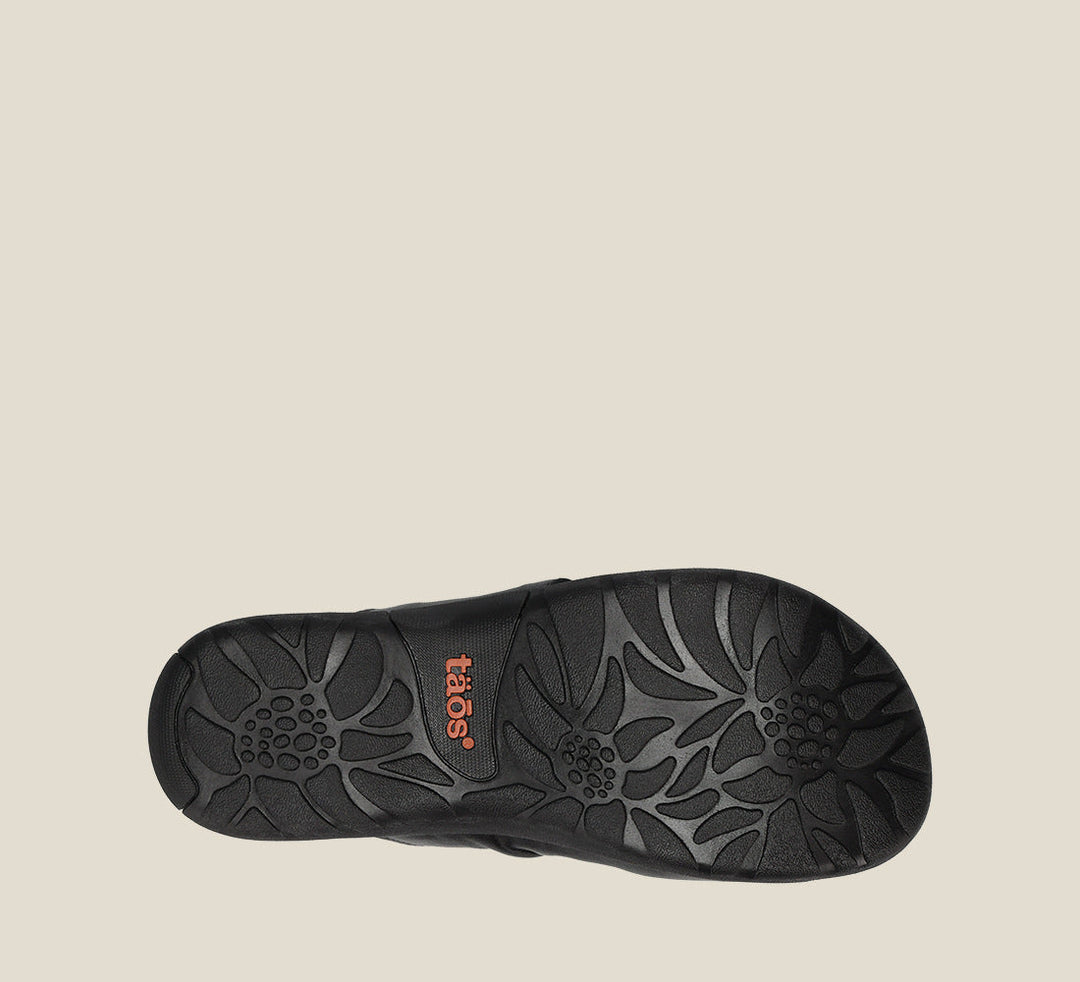 Outsole image of Taos Footwear Gift 2 Black Size 6