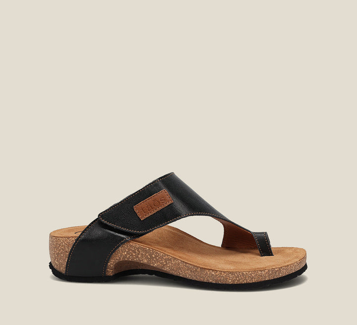 Outside image of Loop Black Sandals 36