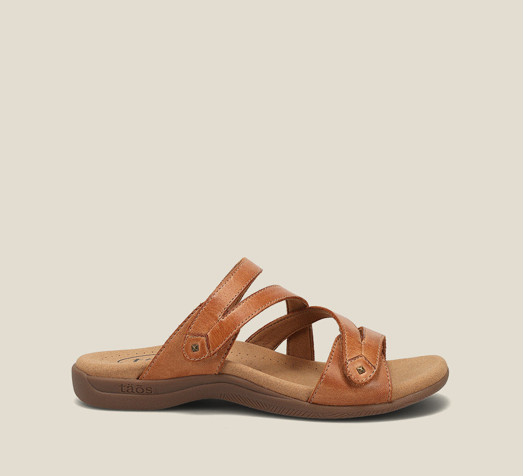 Outside image of Double U Caramel Sandals 6