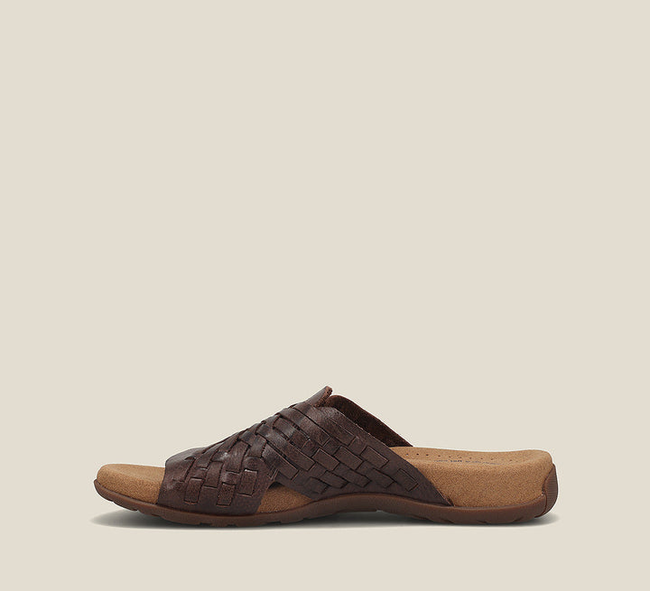 Side angle image of Taos Footwear Guru Chocolate Size 9