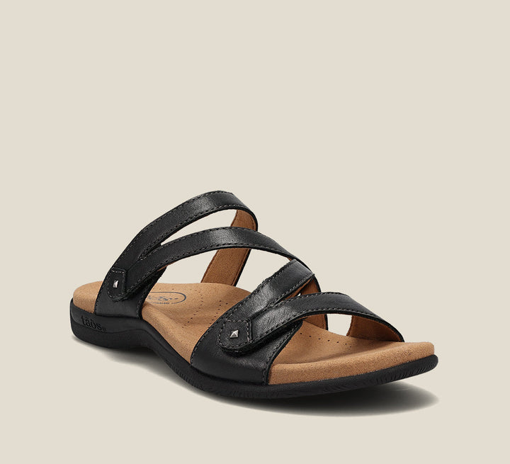 Hero image of Double U Black Sandals 6