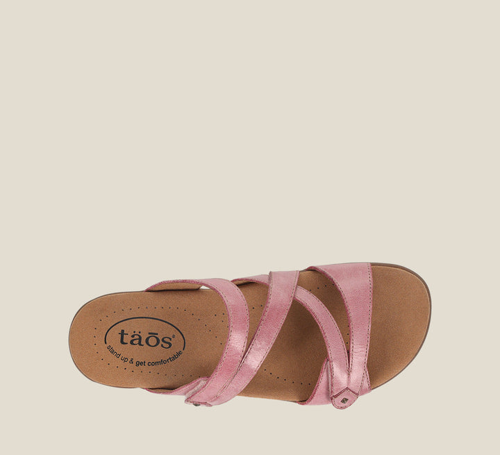 Top image of Double U Rustic Pink Sandals 11