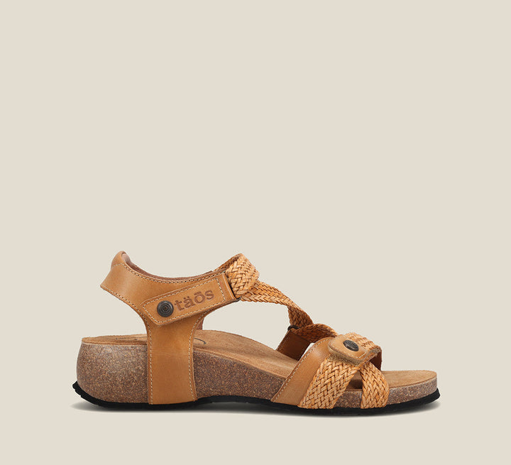 Side angle image of Taos Footwear Trulie Camel Size 36