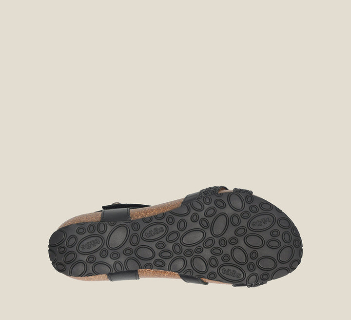 Outsole image of Taos Footwear Trulie Black Size 36