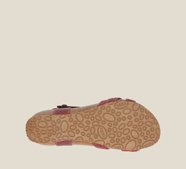 Outsole image of Taos Footwear Trulie Cranberry Size 37