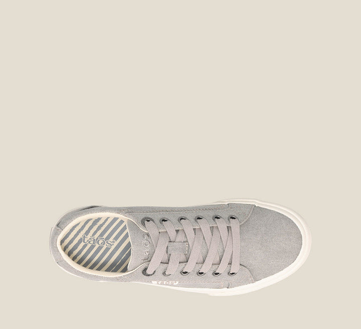 Top down Image of Plim Soul Grey Wash Canvas Size 6