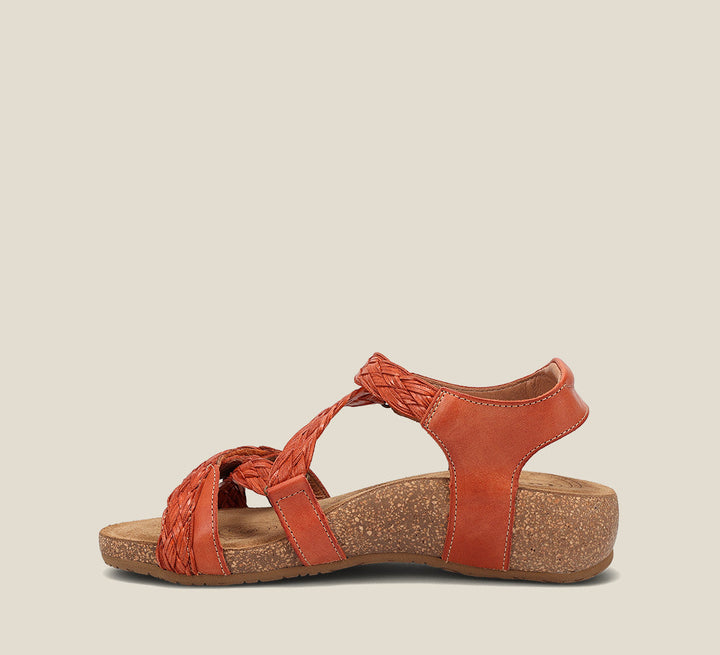 Instep image of Newlie Terracotta Sandals 36