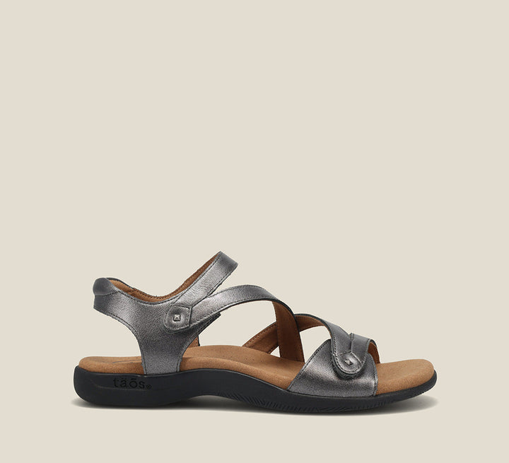 Side image of Taos Footwear Big Time Pewter Size 10