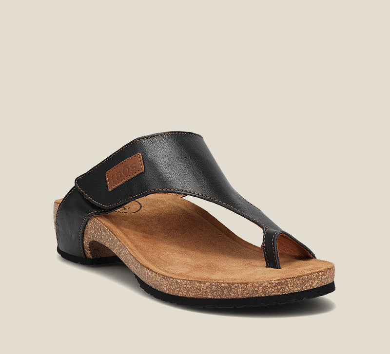 Hero image of Loop Black Sandals 36