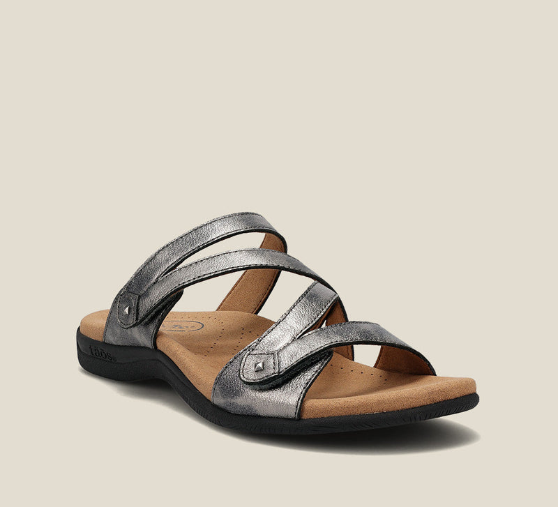 Hero image of Double U Pewter Sandals 6