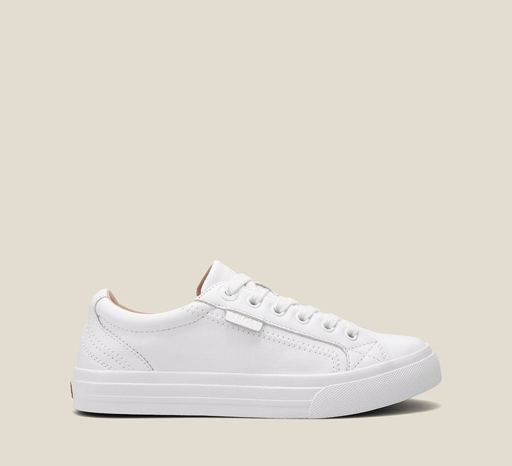 Outside Image of Plim Soul Lux White Leather Size 6