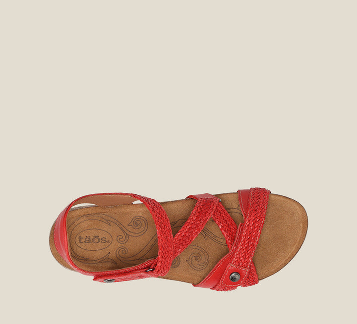 Top image of Trulie True Red Sandals 36